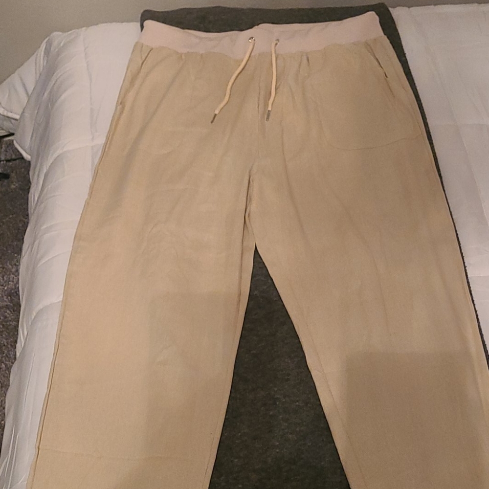 Linen Draw string Beach wear pants